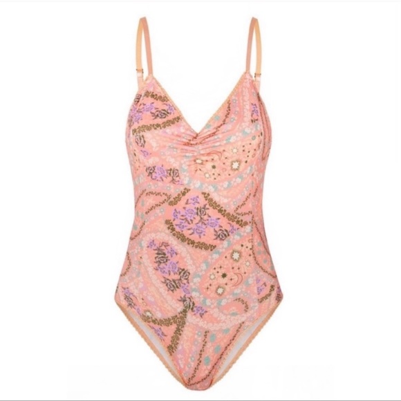 Spell & The Gypsy Collective City Lights Bodysuit in Peach - Picture 5 of 15